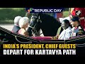 Watch Indian President Draupadi Murmu With Ursula Von Der Leyen Antonio Costa At Kartavya Path