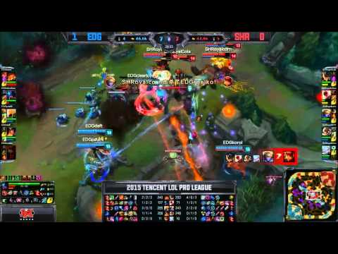 [Highlights] Edward Gaming vs Star Horn Royal Club Game 2 LPL Spring 2015 W3D3 EDG vs SHR