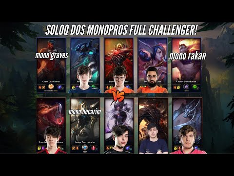 SOLOQ DOS PROS FULL CHALLENGER! - REPLAYS LOL