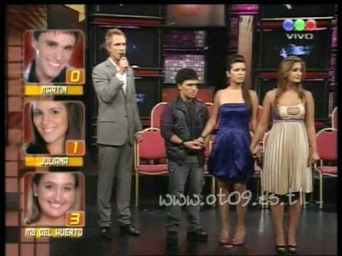 Operacion Triunfo 2009: Gala 10 - M. del Huerto es salvada por sus compañeros