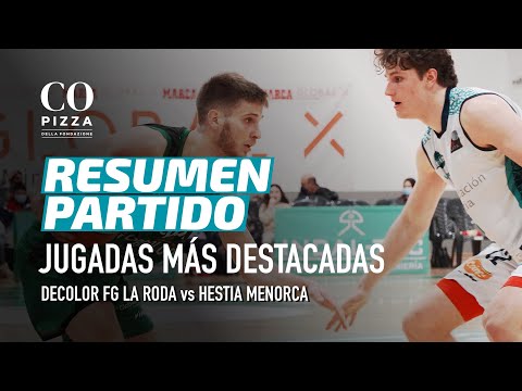 ⏯ RESUMEN COpizza de las jugadas más destacadas del Decolor FG La Roda 78 vs Hestia Menorca 62