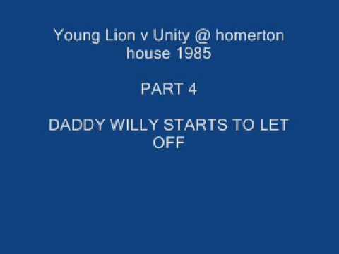 Young Lion v unity @ homerton house 1985 part 4