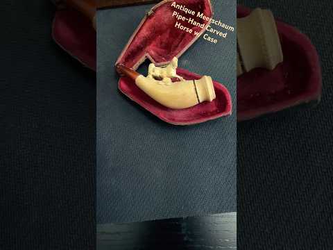 Always open every box! Found this wicked Meerschaum Pipe! 💨 #ebayseller #antique #handcarved