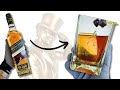 Custom Whiskey Glass From A Johnny Walker Green Label Bottle