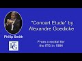 Phil Smith Concert Etude Trumpet Solo Part Of ITG Recital Composer Alexandre Goedicke