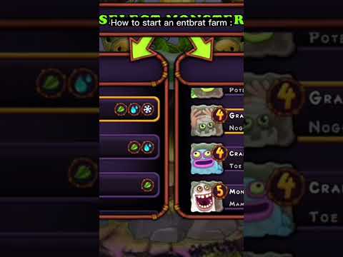 How to start an Entbrat farm [ Mirror Plant island isn’t needed too much ] |#mysingingmonsters
