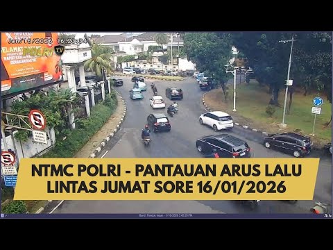NTMC POLRI - PANTAUAN ARUS LALU LINTAS JUMAT SORE 16/01/2026