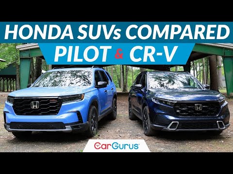 2023 Honda Pilot and 2023 Honda CR-V Compared