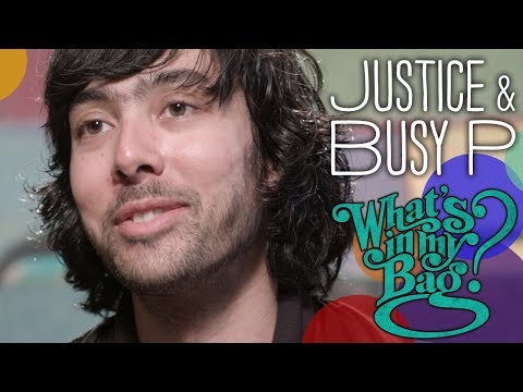 Justice and Busy P - What's in My Bag?