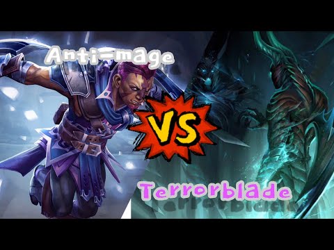 Anti-Mage vs Terrorblade, 1x1 fight, #dota2