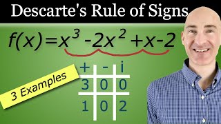 Descarte's Rule of Signs to Find Possible Number of Positive and Negative Zeros