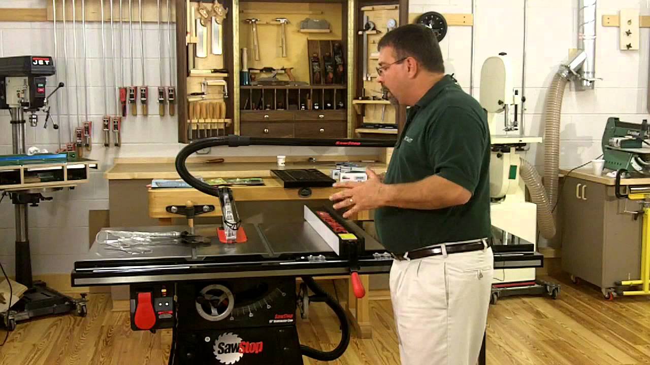 Sawstop 13/4HP 1PH 110120V Contractor Saw with 36" Pro TGlide