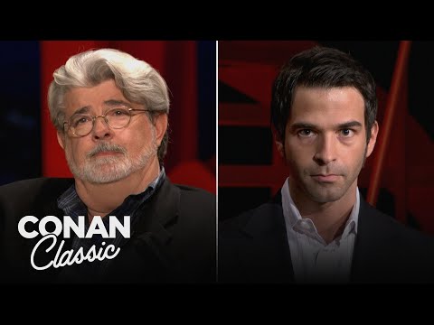 Jordan Schlansky Attempts To Stump George Lucas | Late Night with Conan O’Brien