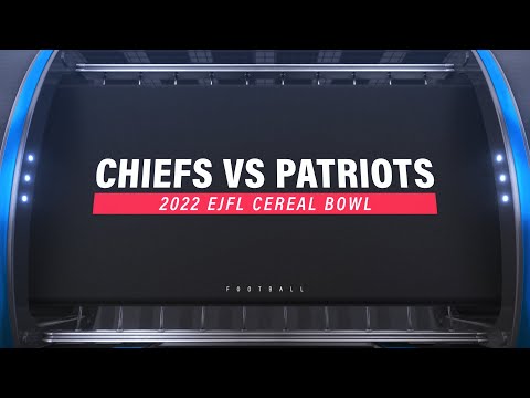 Chiefs vs Patriots 2022 Cereal Bowl