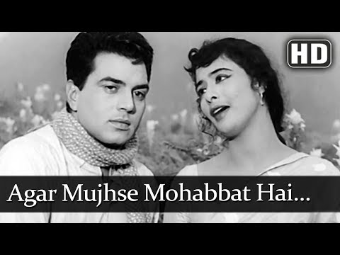 Poster agar mujh se mohabbat hai lyrics – lata mangeshkar