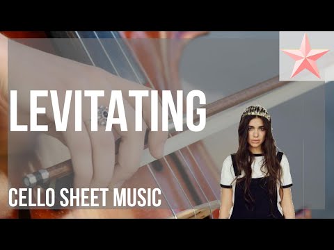 SUPER EASY Cello Sheet Music: How to play Levitating by Dua Lipa and Dababy