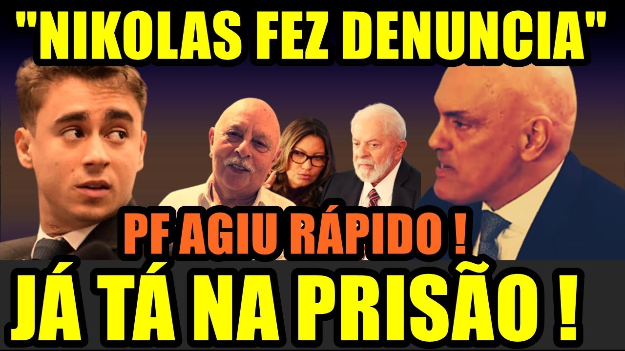 𝗣𝗥𝗜𝗦𝗔̃𝗢 𝗘𝗫𝗣𝗢̂𝗘 𝗢 𝗚𝟬𝗩𝟯𝗥𝗡𝟬 ! A BOMBA VEIO NA MADRUGADA !  NIKOLAS MOSTROU TODA VERDADE !