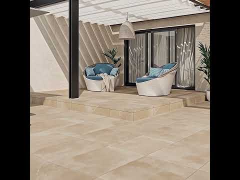 Dalle extérieur Palerme 2.0 beige R11 60x60 cm