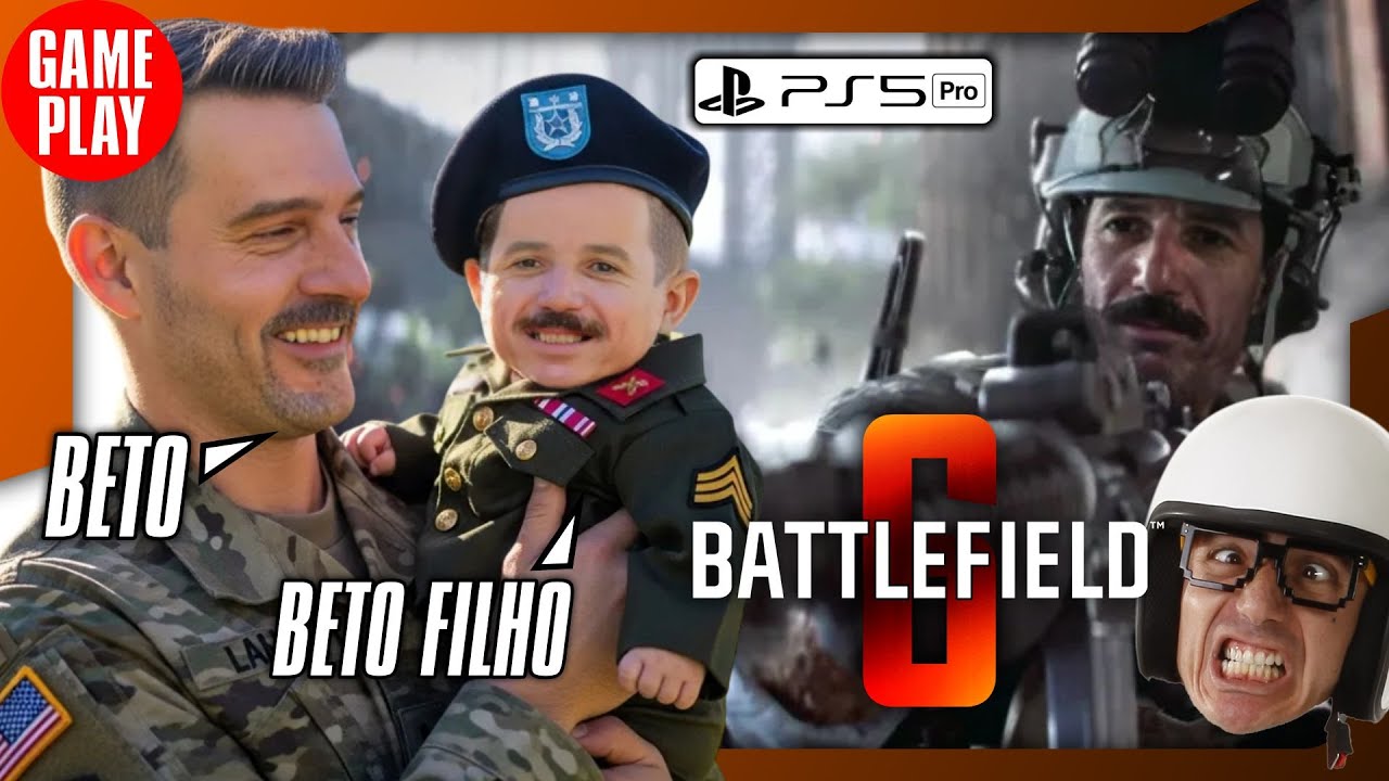 🎮🚨 SENDO CARREGADO NO BETO FILHO 6 no  PS5 PRO  - BATTLEFIELD 6 #battlefield6