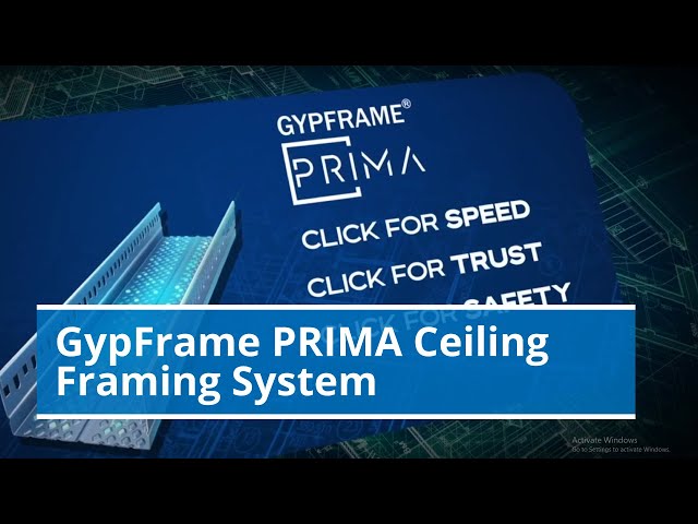 Gyproc Gypframe Prima Ceiling Framing System - Gyproc GypFrame Prima ...