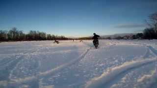 preview picture of video 'Winter moto IRBIS TTR 125 KAYO 140 (Sobinka)'