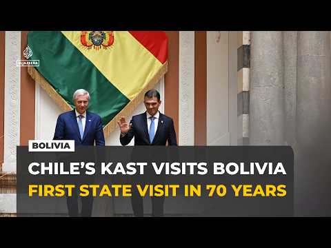 Chile’s president makes first state visit to Bolivia in more than 70 years