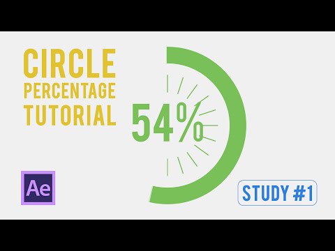 Study #1 Infographics - Animated Circle Percentage