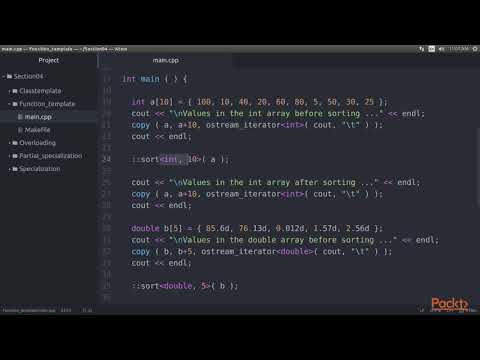 Learn Getting Started with C 17 Programming Function Templates ...