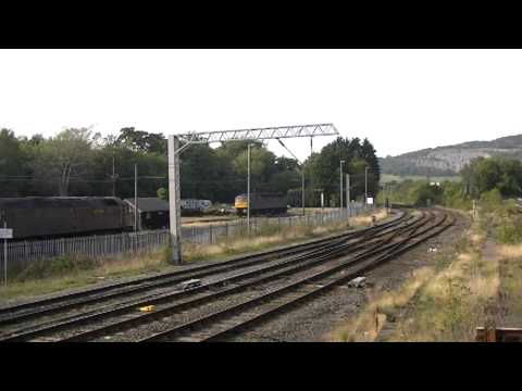 DRS 20303 tnt 20305. 6C52 Flasks. Carnforth. 04/09/14