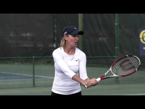 Backhand Volley by Chris Evert