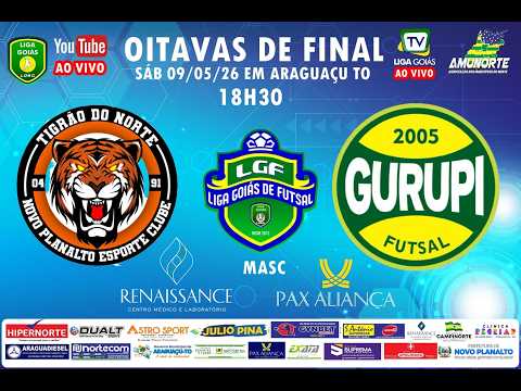 LIGA GOIÁS 2026 - NOVO PLANALTO EC X GURUPI FUTSAL  - MASC
