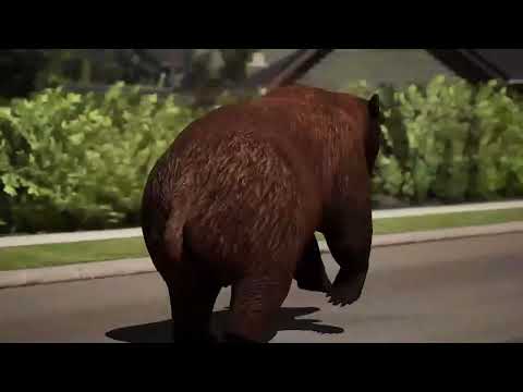 Metahuman Jumping over a Bear