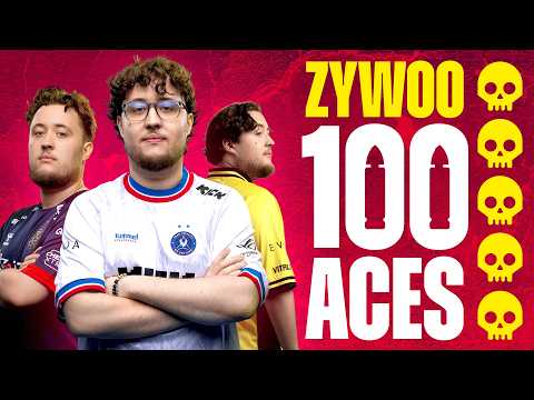 FIRST PLAYER TO REACH 100 ACES : ZYWOO
