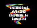 Grateful Dead 6/2/1995 That Would Be Something