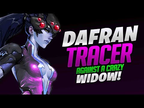 Dafran Tracer Against A Crazy Widowmaker! - Overwatch
