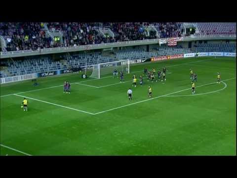 Gol de Luso en el FC Barcelona B (4-4) Girona FC - HD