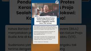 "Kami Tak Terima!" Pendukung Jokowi Protes Keras soal Kongres Projo: Bak Tinggalkan Jokowi