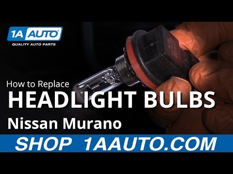 How to Replace Headlight Bulbs 09-14 Nissan Murano