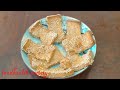 EP 159 Crispy Sesame Bread How To Make Simple Cereal Biscuits Using Only 3 Ingredients
