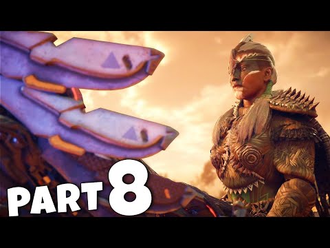HORIZON FORBIDDEN WEST PS4 Slim Walkthrough Gameplay Part 8 - REGALLA (FULL GAME)