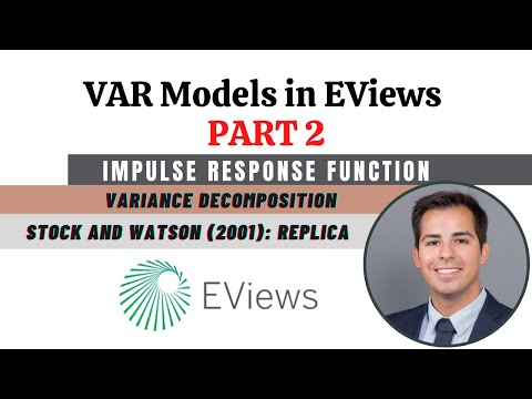 Impulse Response Function And Variance Decomposition Var Model In Eviews