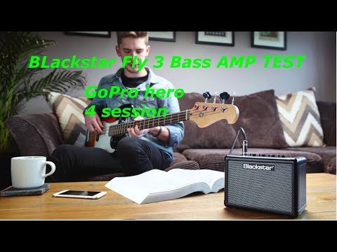 Test GoPro hero 4 Session - Black Star Fly 3 bass amp