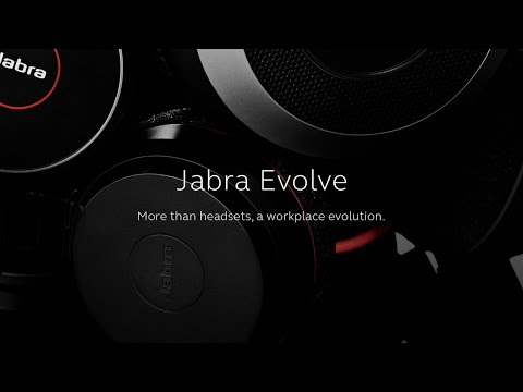 JABRA Evolve 30 II HS Stereo Ausinės full size replacement su laidu 3.5 mm jack video