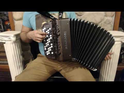 BRAN181W3760DMW - Dark Mahogany Brandoni 181W Chromatic Button Accordion C System MM 37 60 $4999