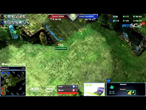 PvT Mana vs MMA Starcraft 2 HD polski komentarz Heart of the Swarm