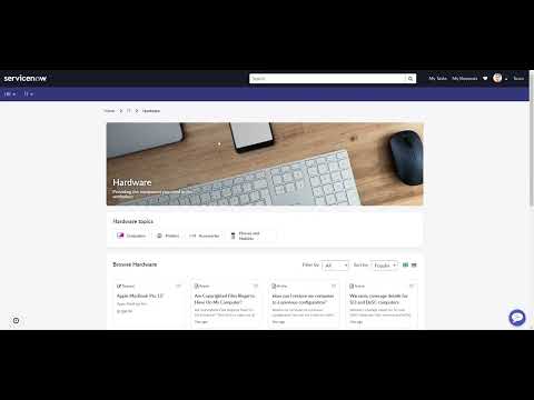 Adding a catalog item to ServiceNow Employee Center Taxonomy - Connected Content