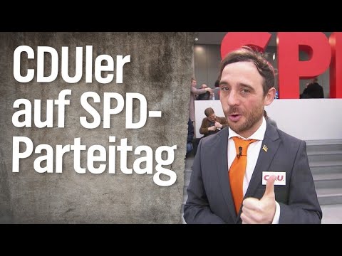 Unser CDU-Mann beim SPD-Sonderparteitag | extra 3 | NDR