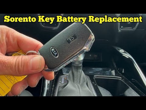 2021-2025 Kia Sorento Remote Key Fob Battery Replacement