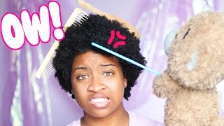 How To Detangle Your KINKY Type 4 Natural Hair!