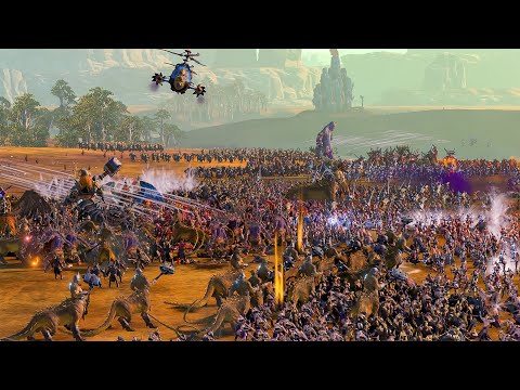 Total War: Warhammer 3 - Immortal Empires - THE EMPIRE and DWARFS Vs WARRIORS OF CHAOS